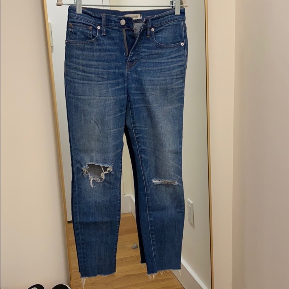 Madewell High Rise Skinny Crop, Sz 26